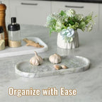 Koville African Natural Marble Tray, Catchall Tray - Image 4