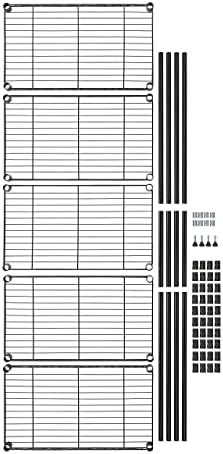 Amazon Basics 5-Shelf Multipurpose Adjustable Steel Garage Shelving Unit - Image 7