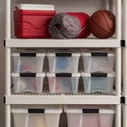 IRIS USA 6-Pack 13 Quart Storage Bins - Image 5
