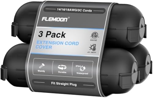 Flemoon Outdoor Extension Cord Safety Cover by FLEMOON