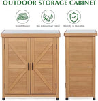 Outdoor Storage Cabinet & Potting Bench Table - Image 5