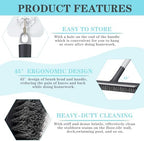 Floor Scrub Brush for Cleaning Bathroom, Garage and Deck - Image 4