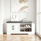 Farmhouse Shoe Storage Bench - Image 2