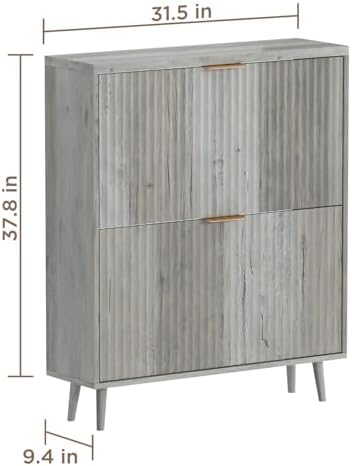 Shoe Cabinet Storage, Modern Freestanding Organizer - Image 2