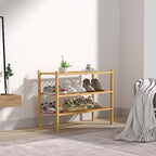 ROMGUAR CRAFT 3 Tier Bamboo Shoe Rack - Image 7