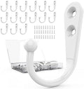 ZAYBOD 15 Pack White Hooks for Hanging by ZAYBOD