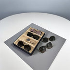 Premium Quality Sunglasses Tray Organizer Display PU Leather Exterior Soft - Image 7