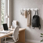 Wall Mounted Coat Rack-5 Hooks, Heavy Duty Stainless Steel Wall Hooks - Image 4