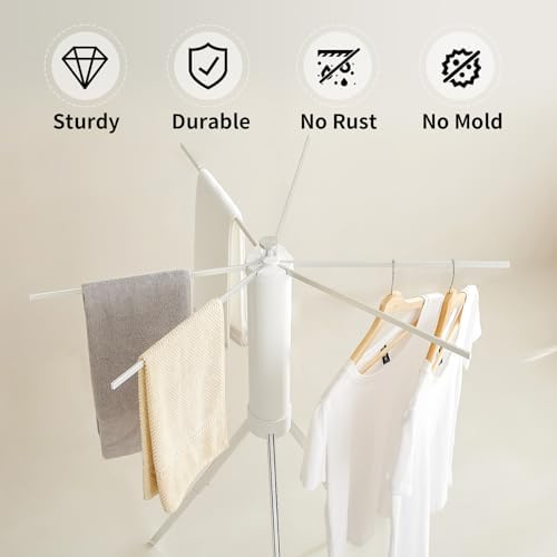 JOOM Clothes Drying Rack Portable Foldable - Image 2