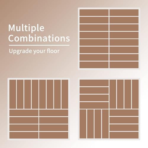 Interlocking Deck Tiles Outdoor Waterproof, Composite Patio Flooring - Image 6