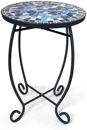 LIFFY Outdoor Side Table, Indoor Small Decorative Plant Stand & End Table by LiffyArt