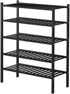 ROMGUAR CRAFT 5 Tier Bamboo Shoe Rack - Image 7