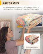 RELEANY Washable Area Rug - Image 5