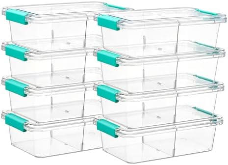 Vtopmart 8 Pack Clear Pencil Box by Vtopmart