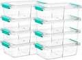 Vtopmart 8 Pack Clear Pencil Box by Vtopmart