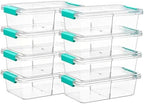 Vtopmart 8 Pack Clear Pencil Box by Vtopmart