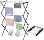 Foldable Drying Rack Clothing Clothes Drying Rack White-1pack by KeingGcopr