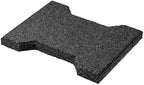 Playsafer Rubber Garden Pavers ¾” Thick Interlocking Safety Tiles by Playsafer
