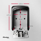 Master Lock 5-Key Combination Safe Black/Silver 5401D - Image 6