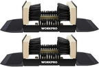 WORKPRO 2 Pack Extra Wide Boot Cleaner, Shoe Brush Scraper Scrubber Outdoor by WORKPRO
