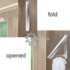Drying Racks for Laundry Foldable, Wall Mounted Clothes Drying Rack - Image 3