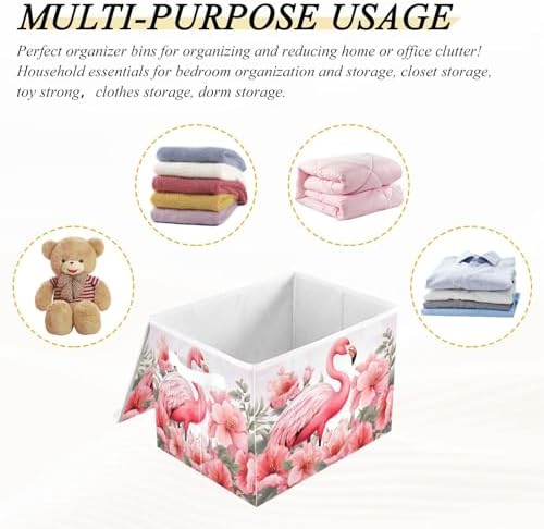 Bolaz Storage Bins with Lids and Handles - Image 7