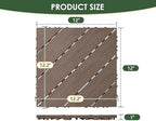 216 PCS Plastic Interlocking Deck Patio Tiles - Image 2
