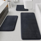 HUXMEYSON Bathroom Rugs Sets 3 Piece, Non-Slip & Quick Dry Bath Mat Set by HUXMEYSON