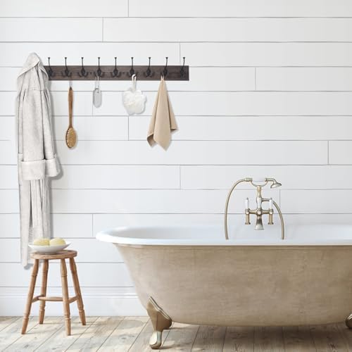 IBosins Vintage Wall Mounted Coat Rack - Image 6