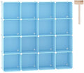 C&AHOME 16 Cube Storage Organizer Cube Shelves Units Storage Cubes by CAHOME
