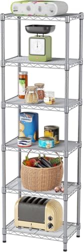 SINGAYE Metal Shelves Wire Shelving Storage Standing Adjustable Shelf Unit by SINGAYE