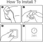 DELITON 4 Pack Adhesive Hooks - Image 6