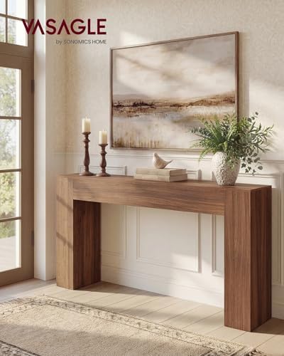 VASAGLE 63 Inches Entryway Table, Thick Tabletop Console Table - Image 2
