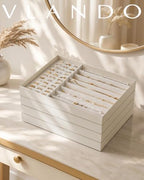 VLANDO Stackable Jewelry Tray, Drawer Organizer - Image 4