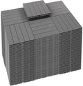 PrimeZone 216 PCS Plastic Interlocking Patio Deck Tiles Outdoor All Weather by PrimeZone