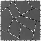 Interlocking Deck Tiles Outdoor, 44 Pack 12" Stone Pattern Patio Flooring - Image 3