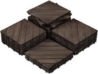 Yaheetech 27PCS Interlocking Deck Tiles Outdoor Patio Flooring by Yaheetech