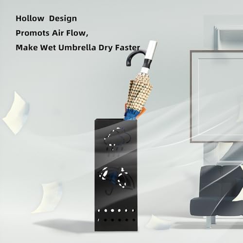 BEWBBAT Umbrella Stand Rack for Entryway, Free Standing Umbrella Storage - Image 7