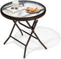 Outdoor Side Table, Small Patio End Table by Enjoymyhome