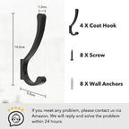 Coat Hanger Hooks Wall Mount - Image 5