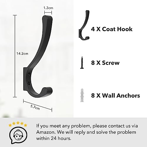 Coat Hanger Hooks Wall Mount - Image 5
