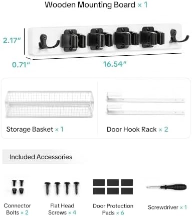 BS-VOG Over the Door Broom Holder - Image 7
