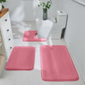 HUXMEYSON 3-Piece Memory Foam Bathroom Rug Set by HUXMEYSON