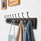 IBosins Vintage Wall Mounted Coat Rack - Image 3