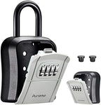 Puroma Key Lock Box Outdoor 4 Digit Code Combination Lockbox House, 1 Gray by Puroma