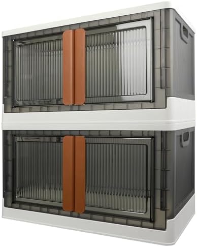 Storage Bins, Cabinet with Lids, Extra Large Useful Box, 19 Gallons Capacity by AssHMKITOfficial