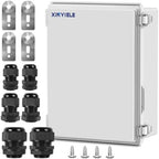 Waterproof Outdoor Project ABS Plastic Junction Box IP67 Weatherproof Dustproof by XINYIELE