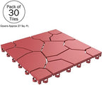 Pure Garden 30-Pack Polypropylene Interlocking Patio Deck Tiles - Image 3