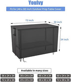 Outdoor Prep Table Cover for Metal BBQ Cart Table - Image 3