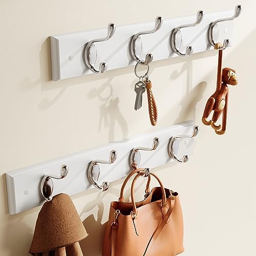Amada Coat Rack Wall Mount 2 Pack, Coat Hangers - Image 2